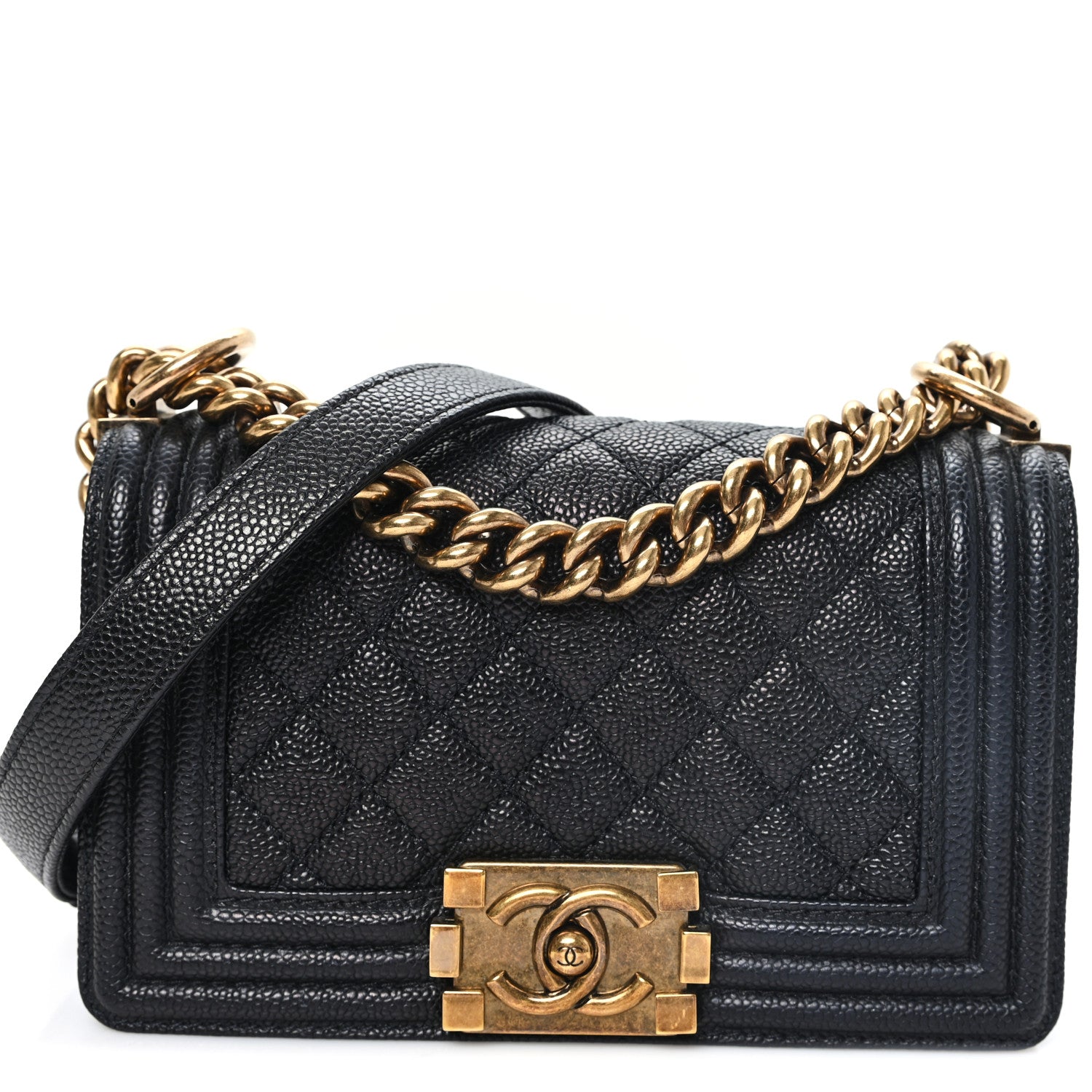 Chanel Caviar Quilted Small Boy Flap Black 1 of 11