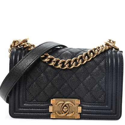 Chanel Caviar Quilted Small Boy Flap Black 1 of 11