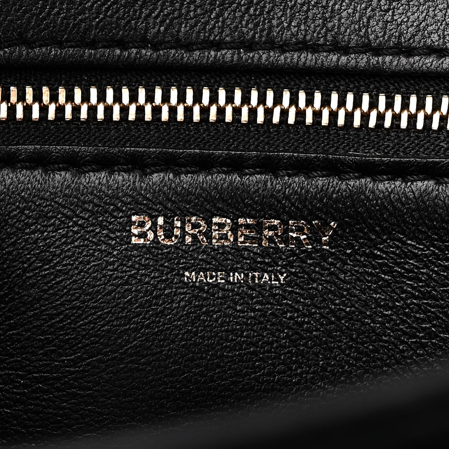 Burberry Grained Calfskin Medium TB Bag Black 6 of 10