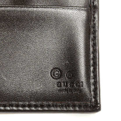 Gucci Monogram Denim Signature Continental Wallet Brown 6 of 8