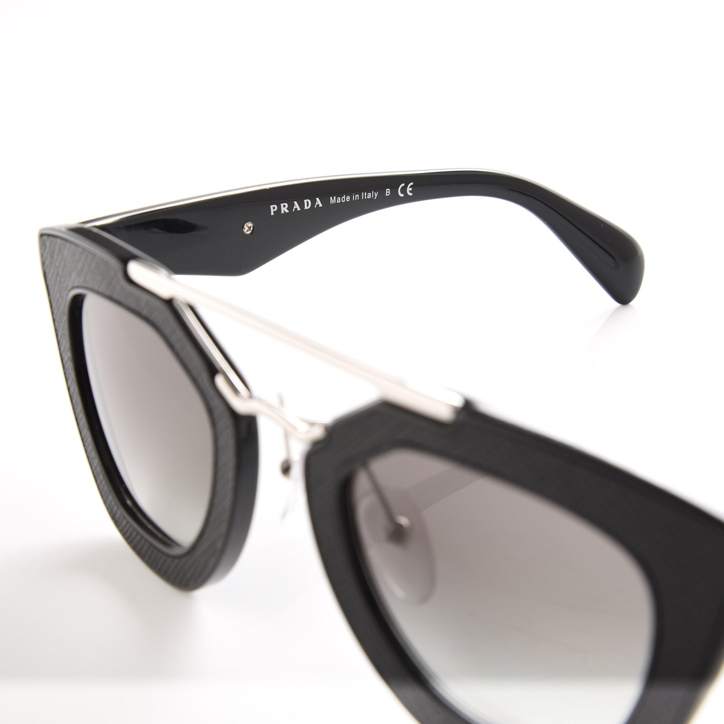 Saffiano Cinema Sunglasses SPR 14S Black