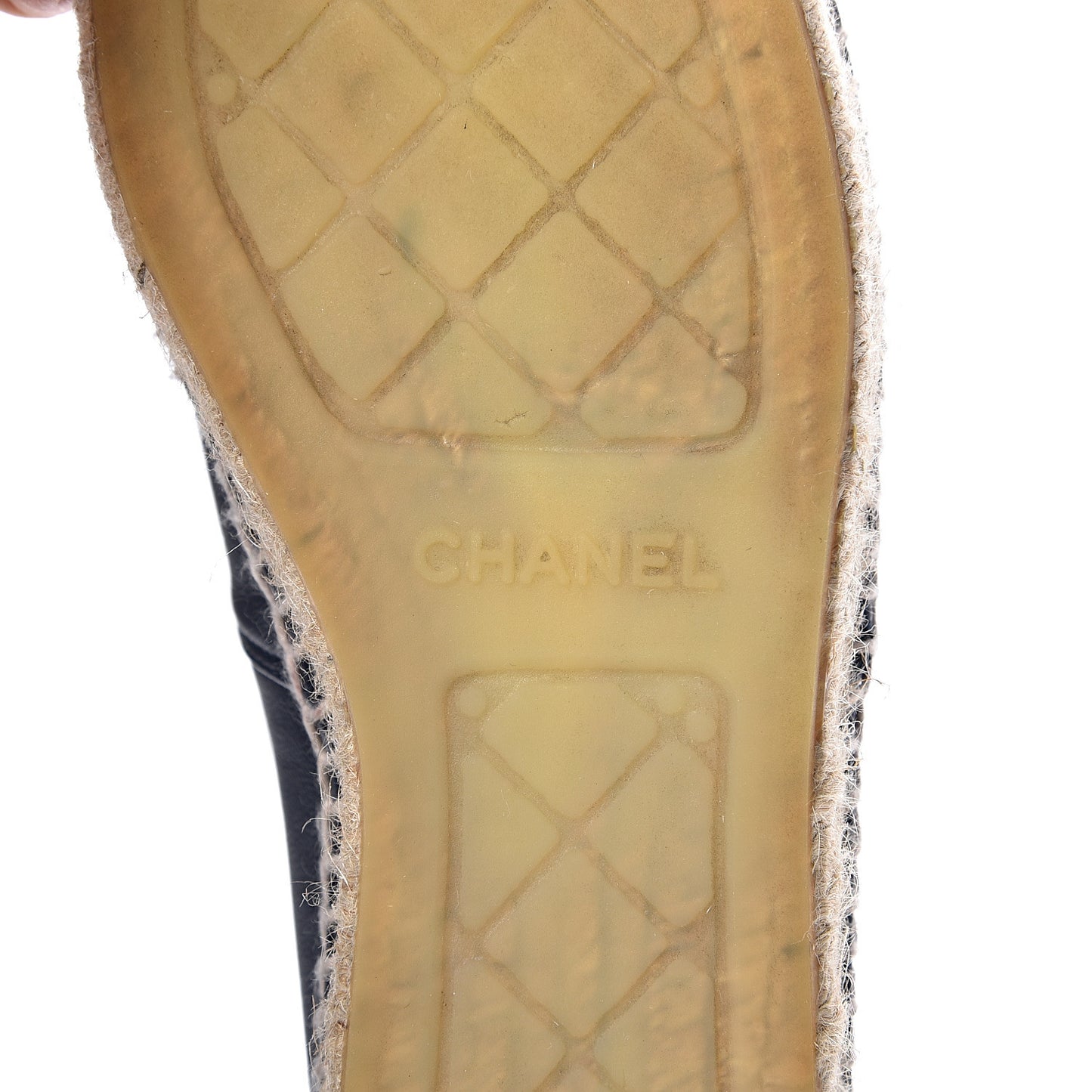 Lambskin CC Espadrilles 39 Navy Black