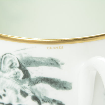 Hermes Porcelain Carnets d'Equateur Mug 4 of 7