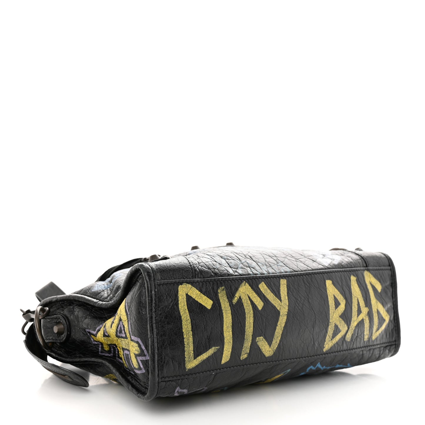 Agneau Graffiti All Over Classic Hardware S City Black Multicolor