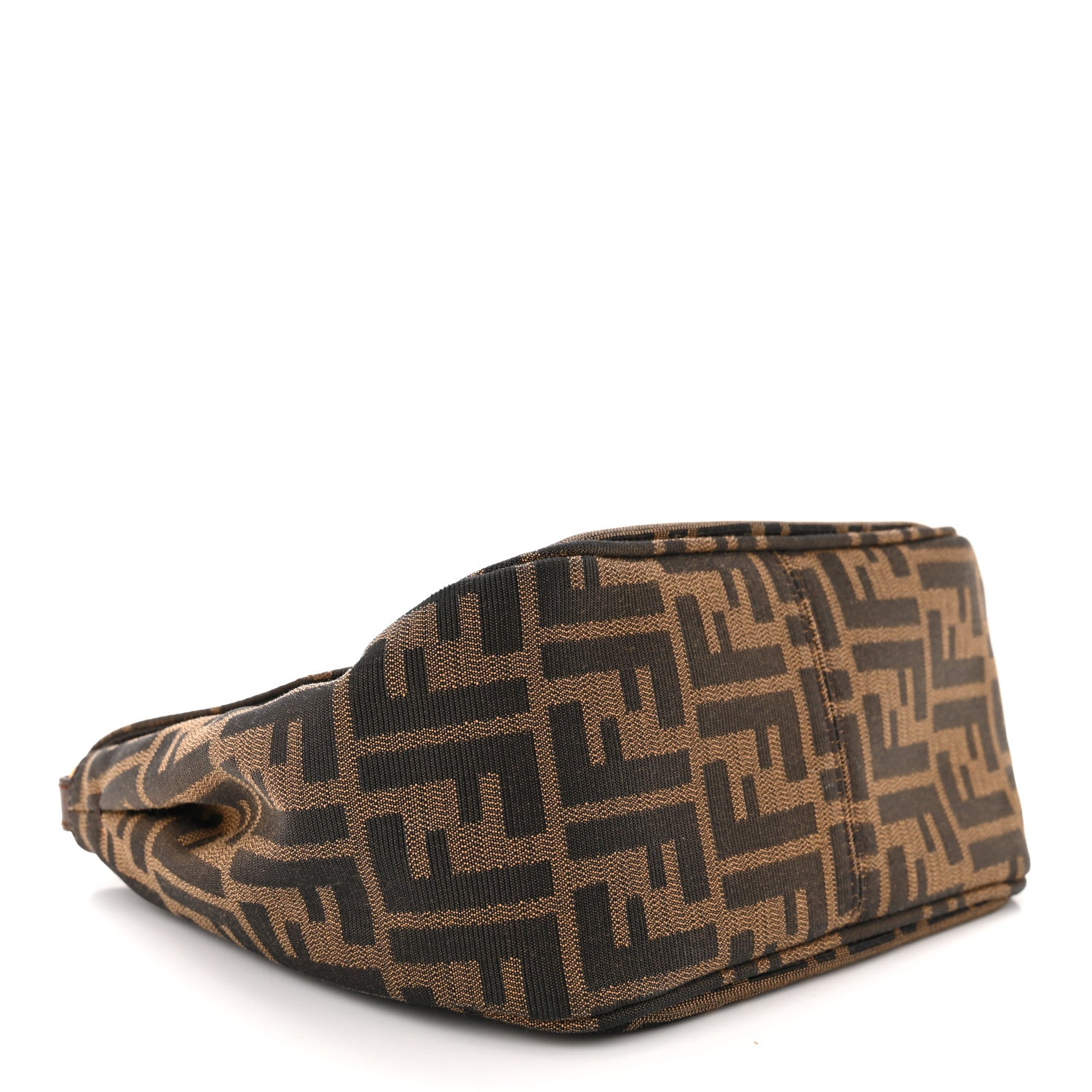 Fendi Zucca Vitello Artic Small Messenger Bag Tobacco Castagna 4 of 11