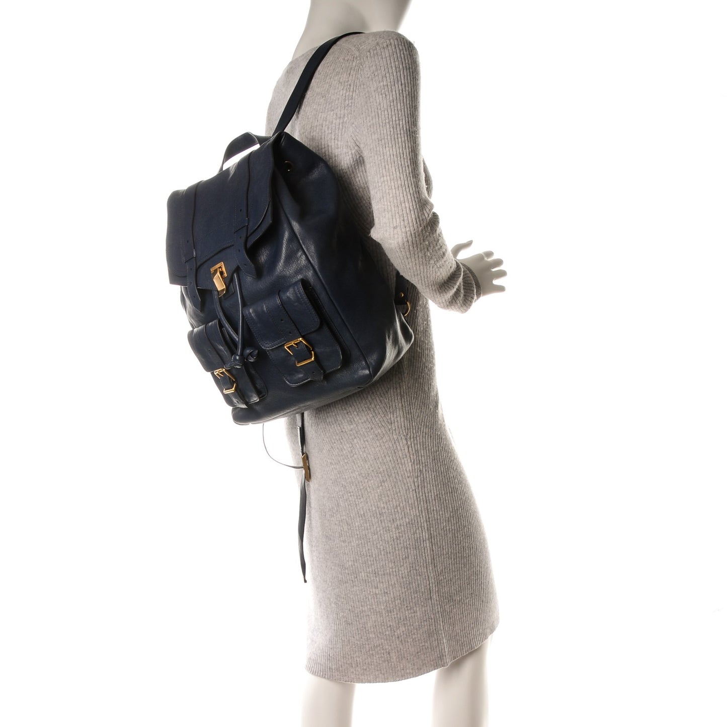 Lambskin PS1 Backpack Midnight