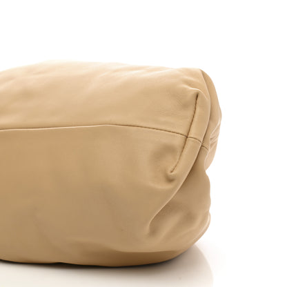 Bottega Veneta Smooth Butter Calf The Pouch Oversized Clutch Almond 9 of 9