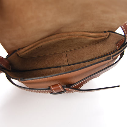 Loewe Grained Calfskin Mini Gate Crossbody Bag Caramel Pecan 5 of 9