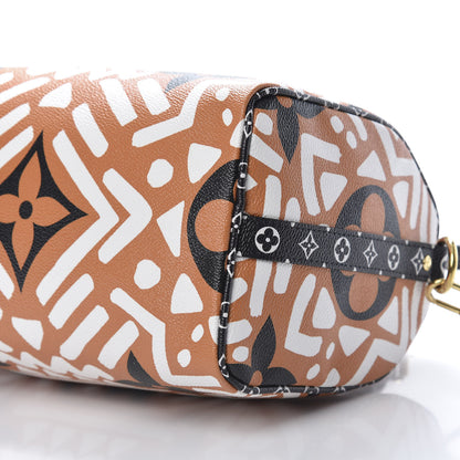 Louis Vuitton Monogram Giant Crafty Speedy Bandouliere 25 Creme Caramel 9 of 9