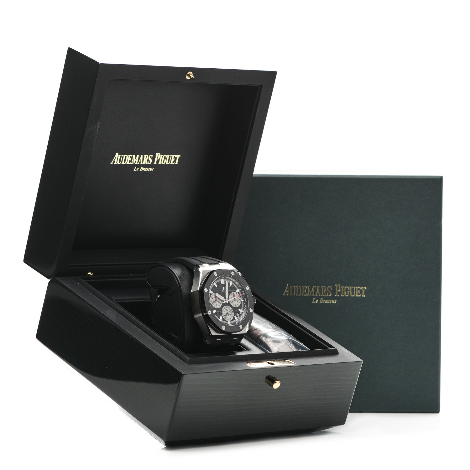 Audemars Piguet Stainless Steel Ceramic Rubber 43mm Royal Oak Offshore Chronograph Automatic Watch Black 26420SO.OO.A002CA.01 5 of 5