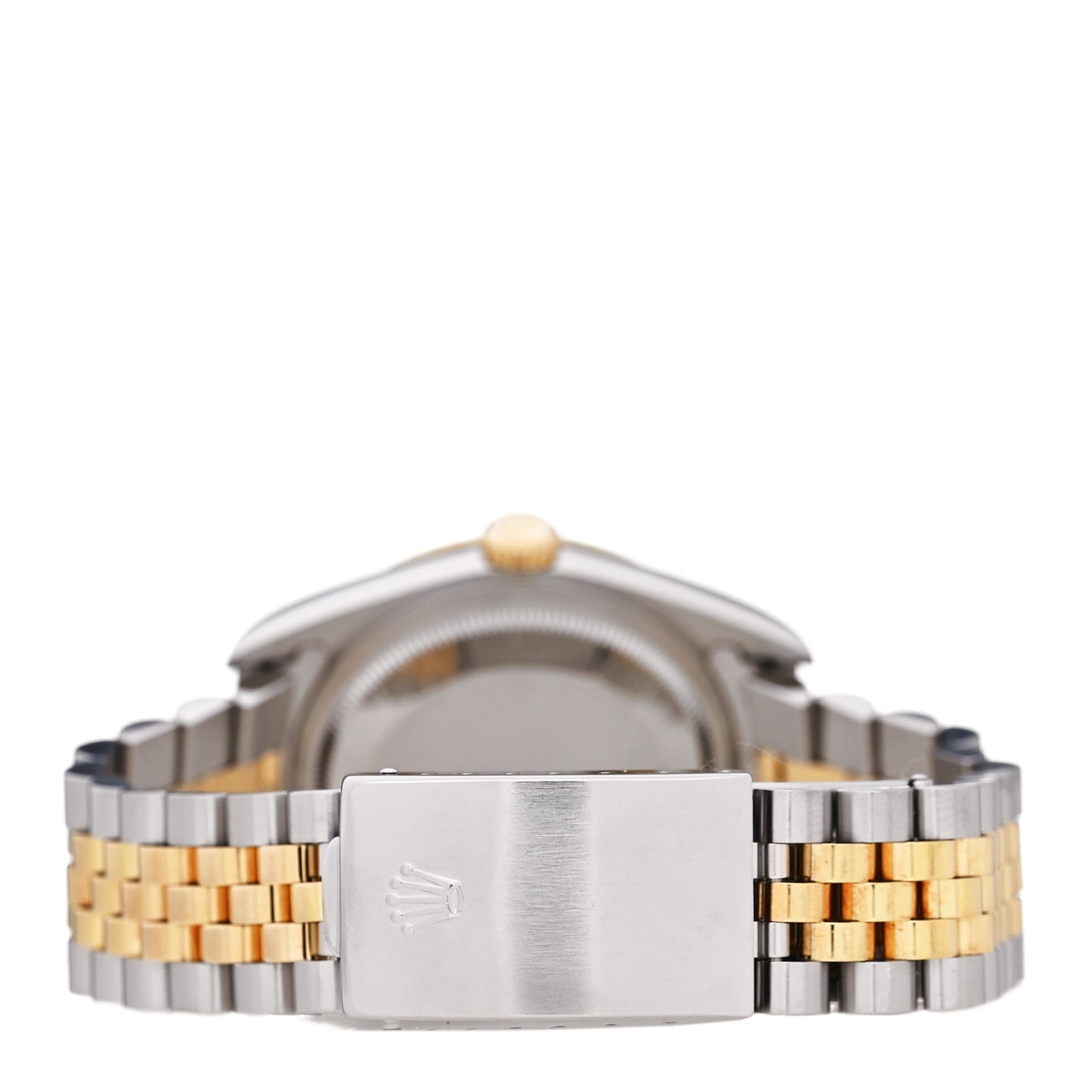 Stainless Steel 18K Yellow Gold Diamond 36mm Oyster Perpetual Datejust Watch Champagne 16233