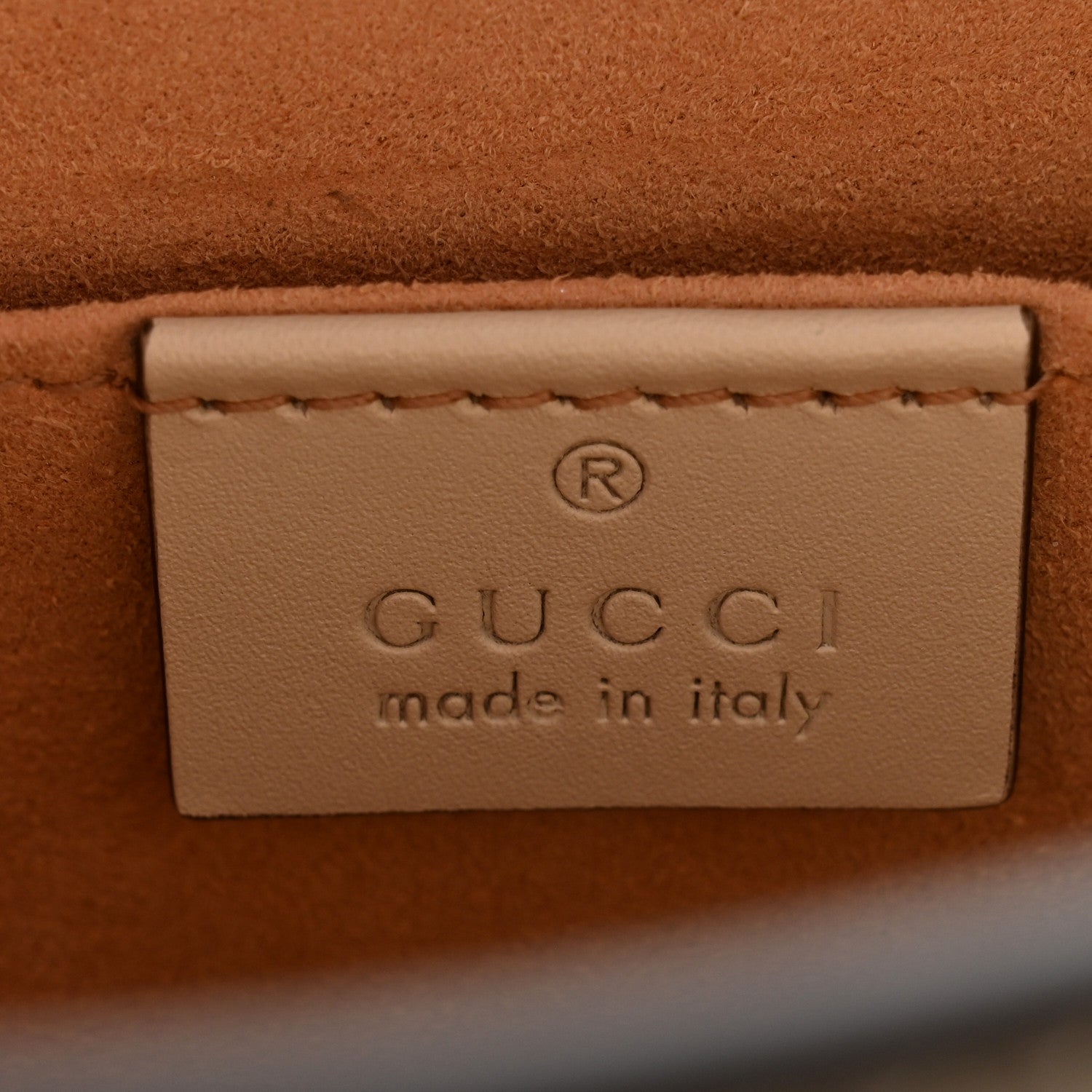 Gucci GG Supreme Monogram Moon Calfskin Small Padlock Tote Beige Ebony Mystic White 6 of 13
