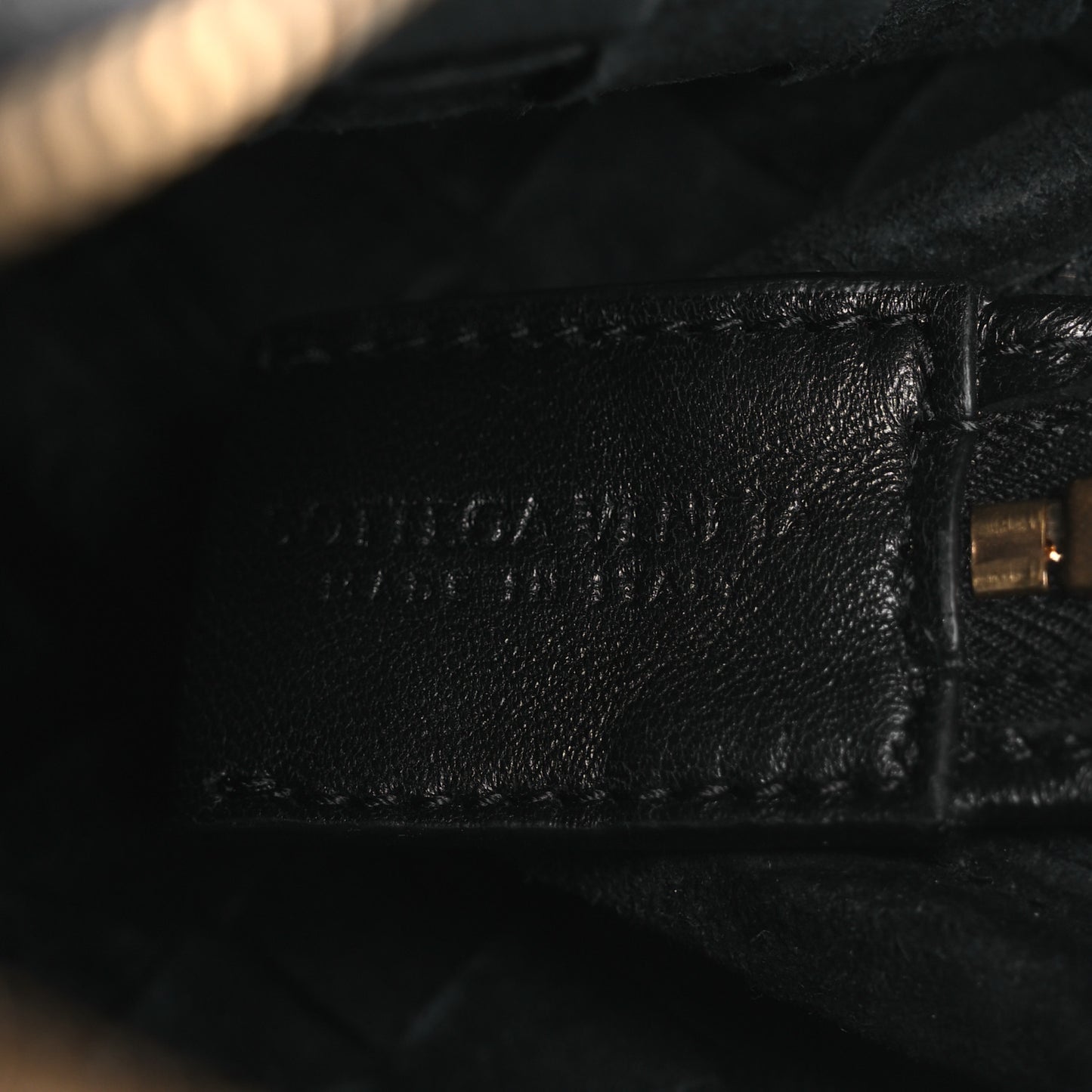 Nappa Intrecciato Mini Loop Camera Bag Black