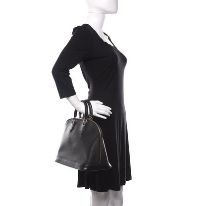 Louis Vuitton Epi Alma PM Black 2 of 10