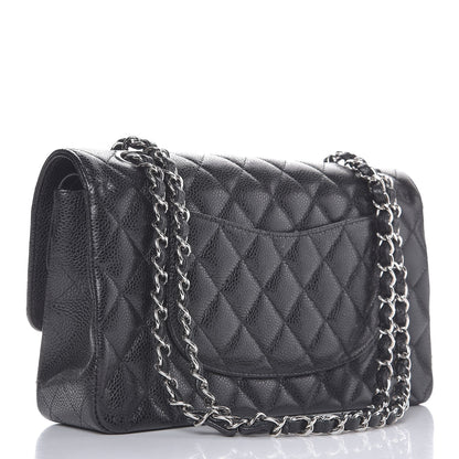 Chanel Caviar Quilted Medium Double Flap Black 4 of 13