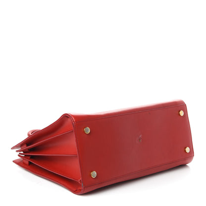 Saint Laurent Calfskin Large Sac De Jour Lipstick Red 4 of 10