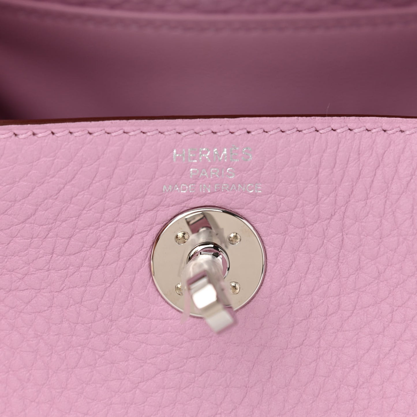 Taurillon Clemence Mini Lindy 20 Mauve Sylvestre
