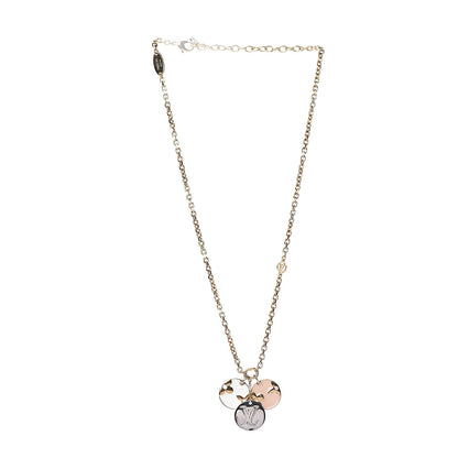Louis Vuitton Monogram Charms Necklace Gold 3 of 5