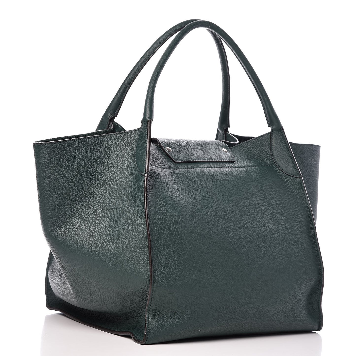 Supple Calfskin Medium Big Bag Dark Green