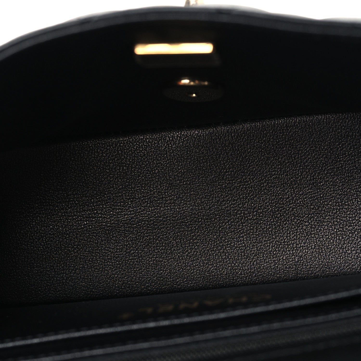 Chanel Lambskin Quilted Mini Rectangular Flap Black 5 of 11