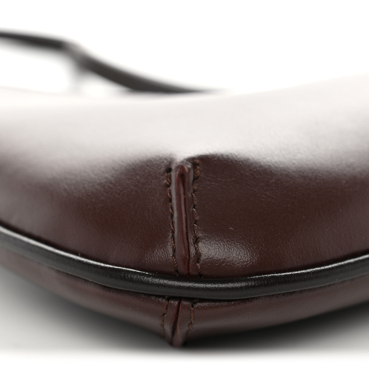 Jacquemus Smooth Calfskin Le Bisou Perle Medium Brown 8 of 11