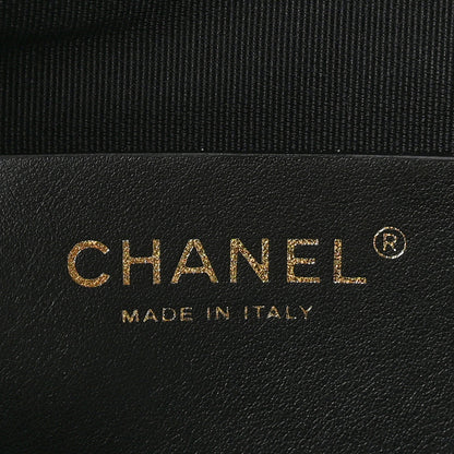 Chanel Caviar Quilted Chain Large Shopping Tote With Coin Purse Black 6 of 10