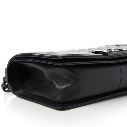 Chanel Caviar Quilted Medium Boy Flap So Black 6 of 11