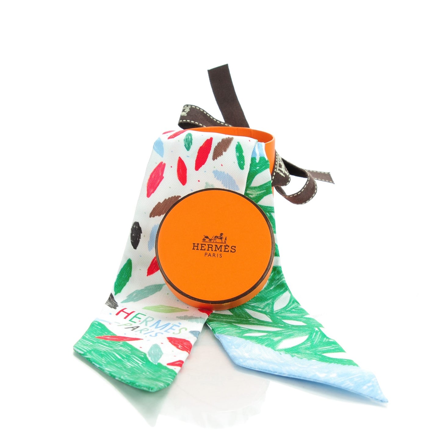 Silk Chacun Fait Son Nid Twilly Ciel Vert Rouge