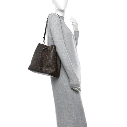 Louis Vuitton Monogram Neonoe MM Black 2 of 11