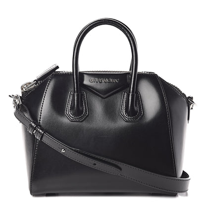 Givenchy Shiny Lord Calfskin Mini Antigona Black 2 of 10