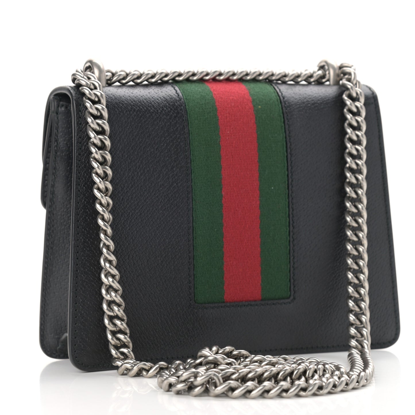 Calfskin Web Mini Dionysus Shoulder Bag Black