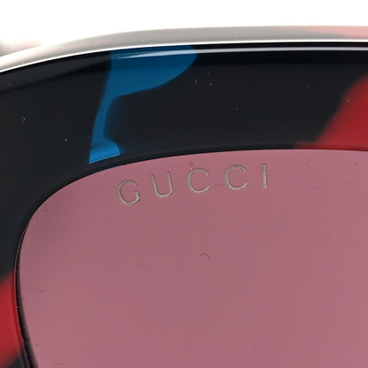 Gucci Acetate Cat Eye Sunglasses GG1421S Red Tortoiseshell 7 of 8