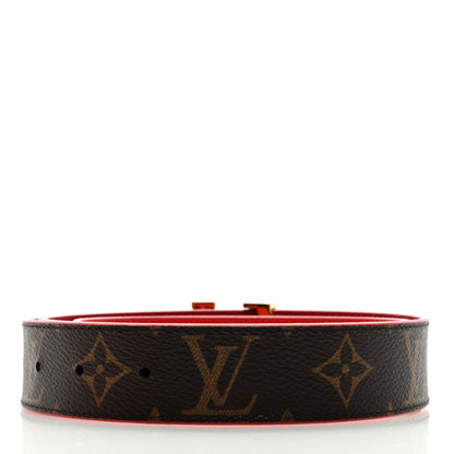 Louis Vuitton Monogram 30mm LV Initiales Reversible Belt Red 2 of 4