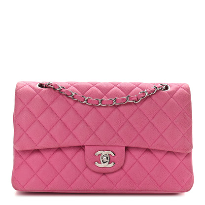 Chanel Iridescent Caviar Quilted Medium Double Flap Pink 1 of 9