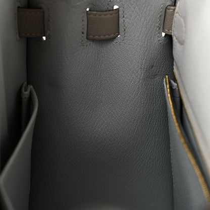 Hermes Chevre Mysore Kelly Sellier 28 Gris Tourterelle Beton 12 of 18