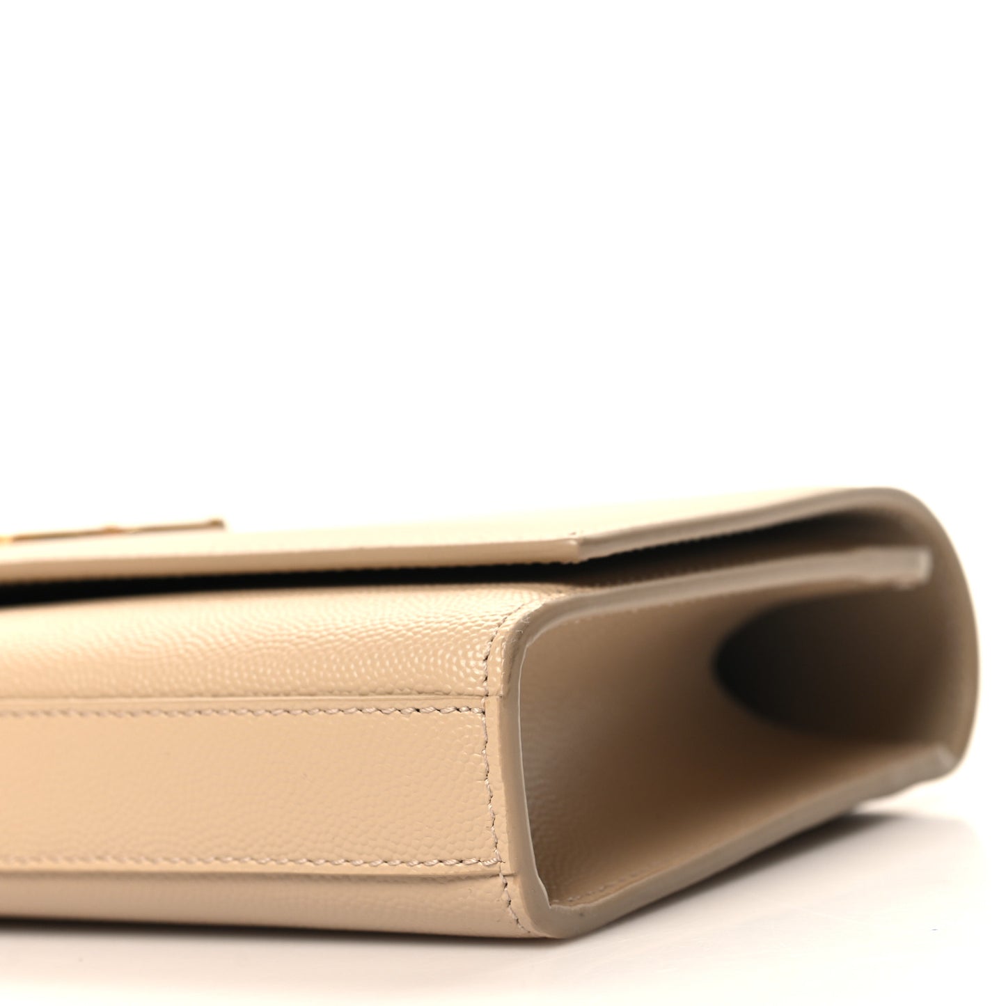 Grain De Poudre Classic Monogram Cassandre Clutch Nude Powder