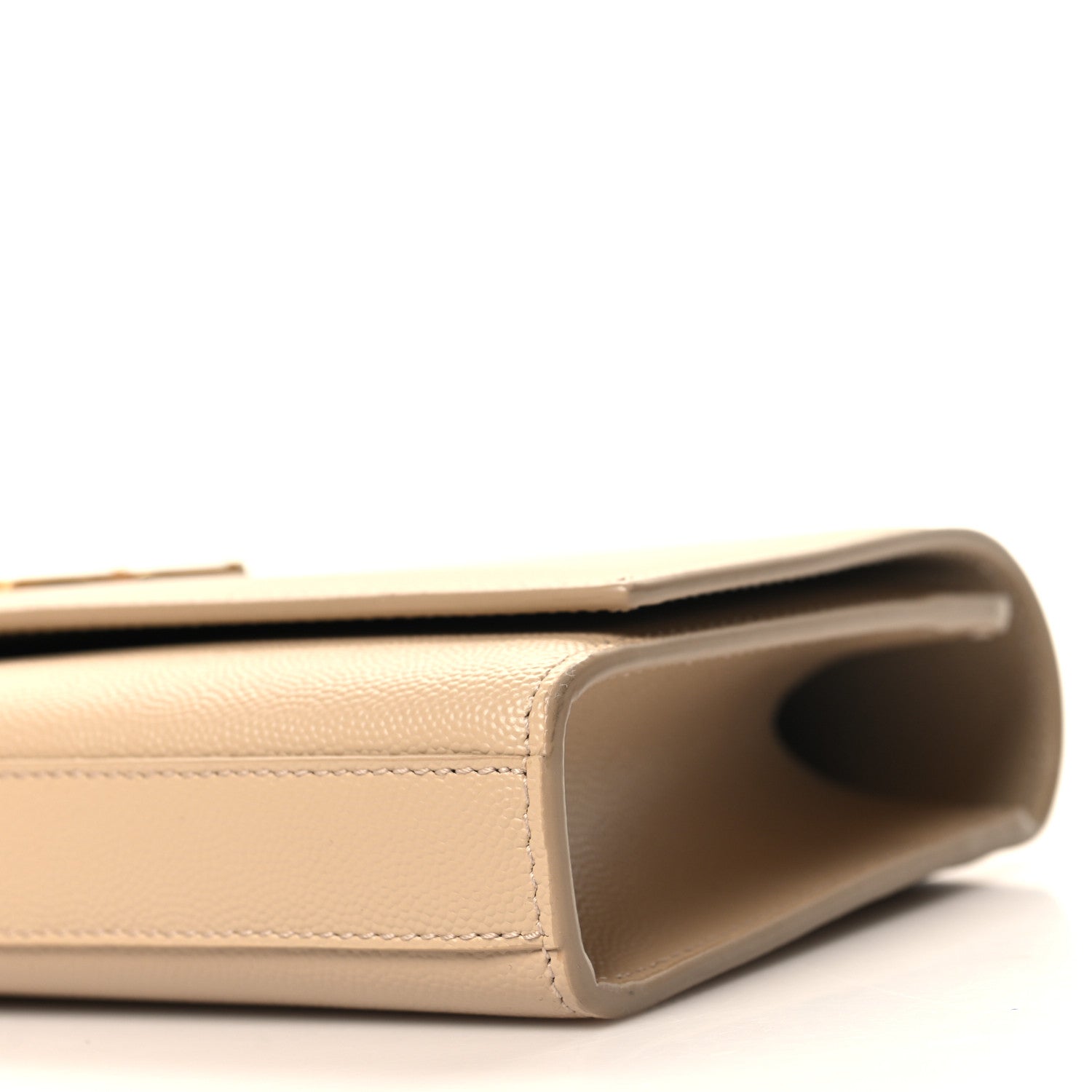 Saint Laurent Grain De Poudre Classic Monogram Cassandre Clutch Nude Powder 9 of 9
