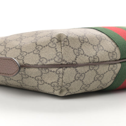 Gucci GG Supreme Monogram Web Small Ophidia Half Moon Hobo Brown 9 of 10