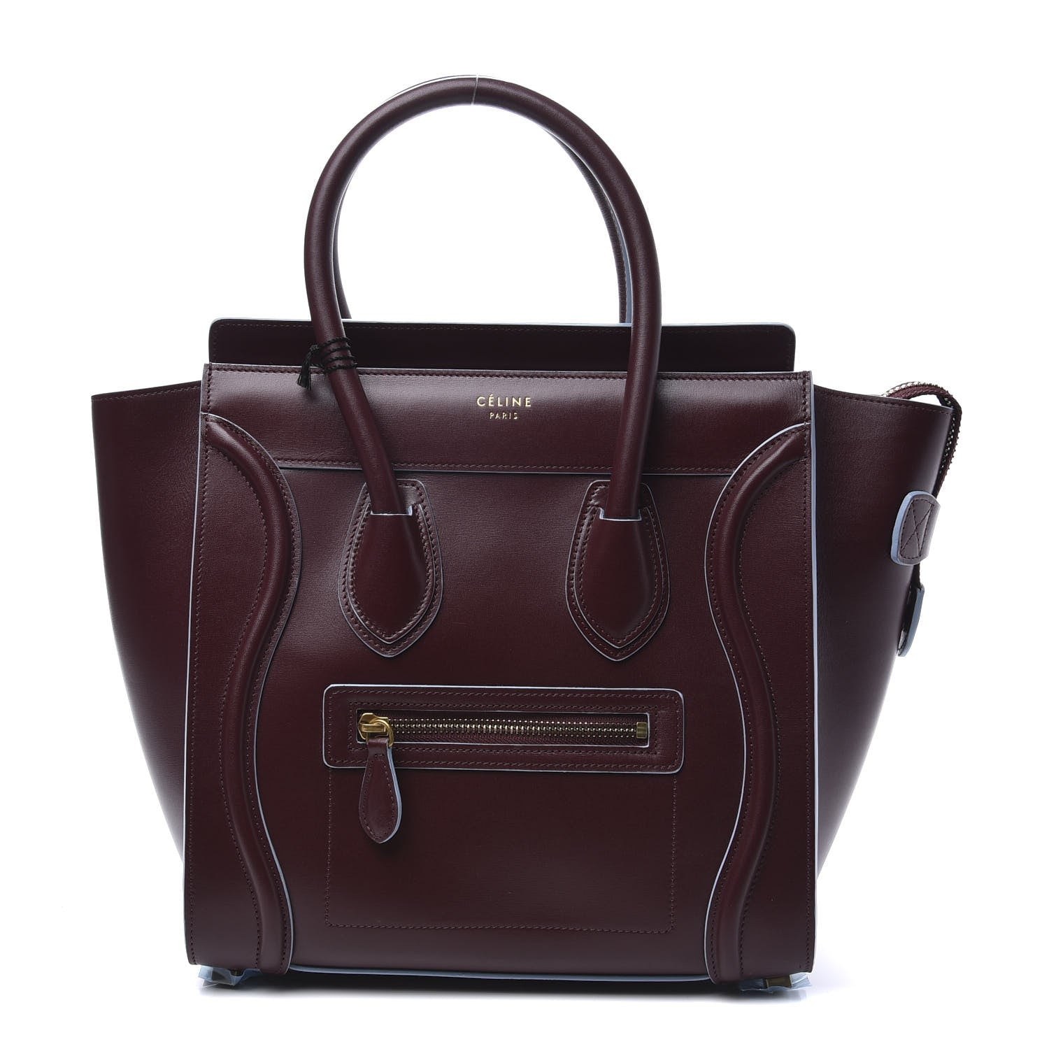Celine Palmelato Micro Luggage Light Burgundy 1 of 8