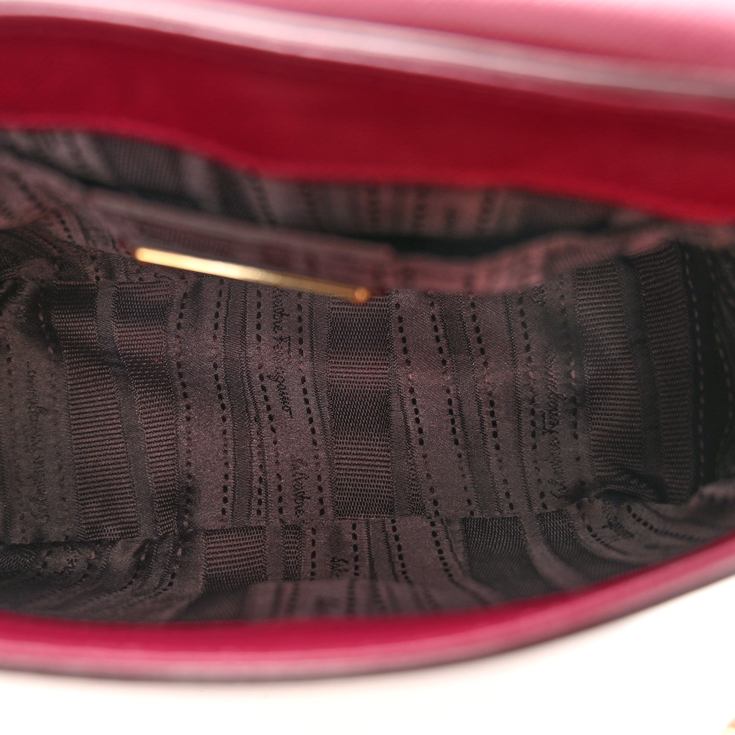 Salvatore Ferragamo Saffiano Paris Crossbody Bag Wine 5 of 11