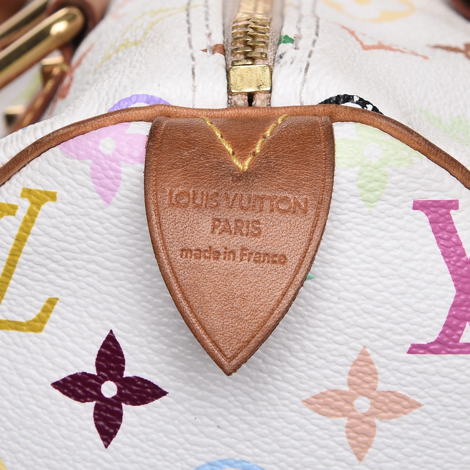 Louis Vuitton Monogram Multicolor Speedy 30 White 6 of 16