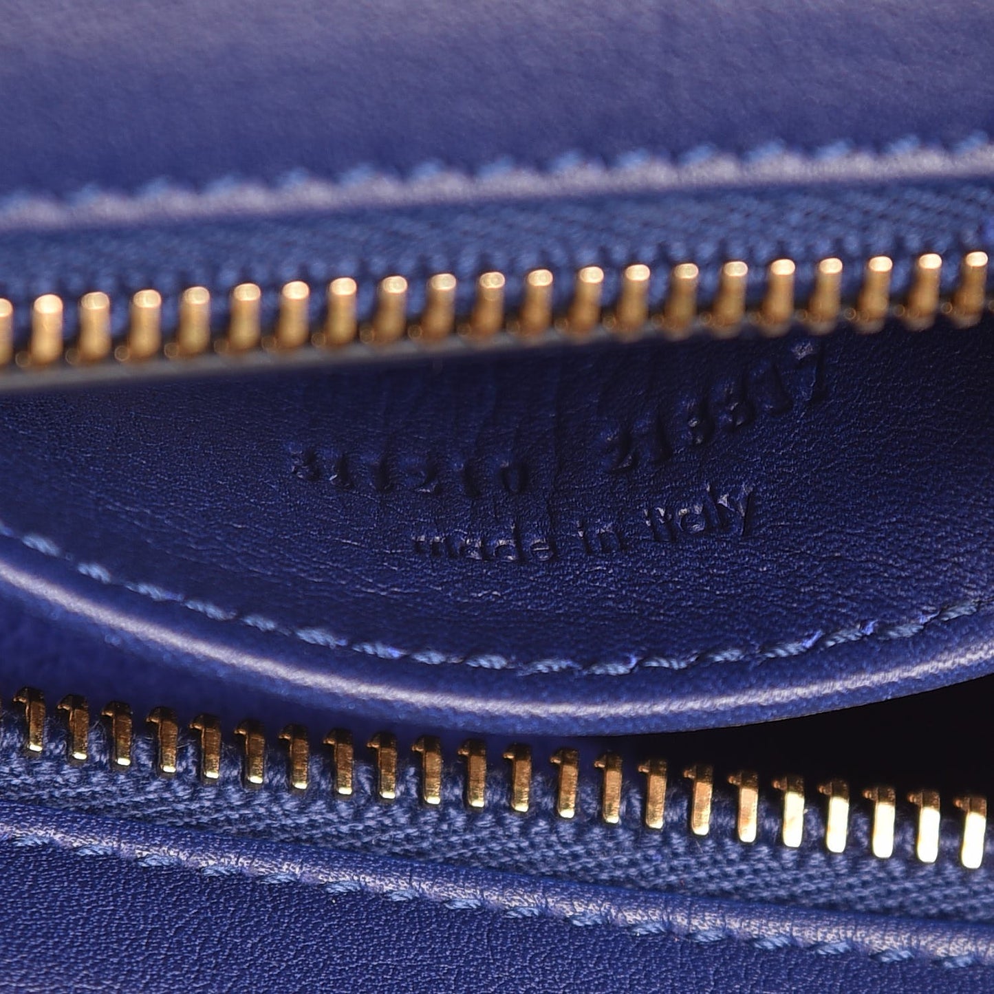 Calfskin Small Classic Y Cabas Royal Blue