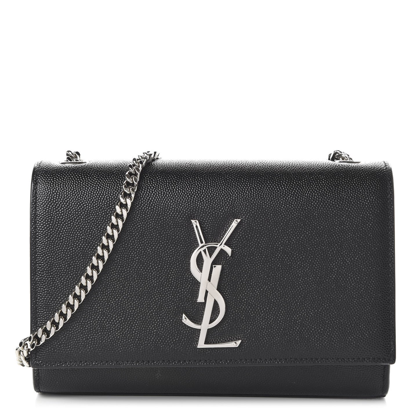 Grain De Poudre Small Monogram Kate Satchel Black