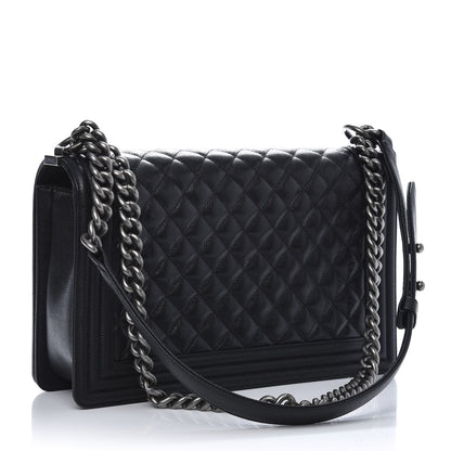 Chanel Caviar Quilted New Medium Boy Flap Black 3 of 12