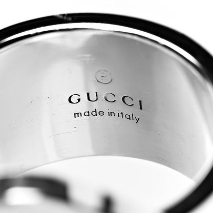 Gucci Sterling Silver GucciGhost Hamlet Skull Ring 53 6.25 5 of 7