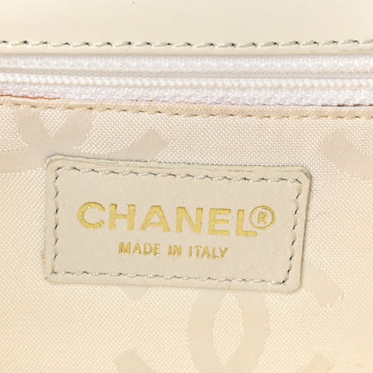 Chanel Calfskin Wild Stitch Shoulder Bag White 6 of 14