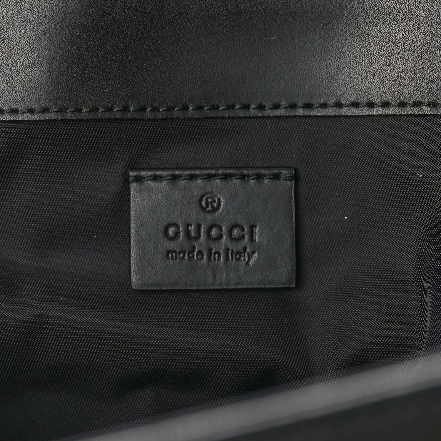 Gucci GG Supreme Monogram Web Messenger Diaper Bag Black Grey 6 of 10