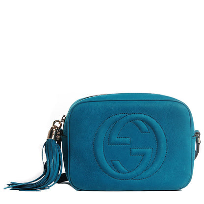 Gucci Vitello Range Small Soho Disco Bag Deep Cobalt 1 of 10