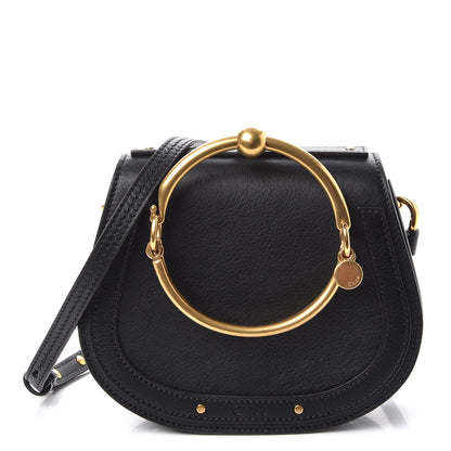 Chloe Calfskin Small Nile Bracelet Bag Black 1 of 8