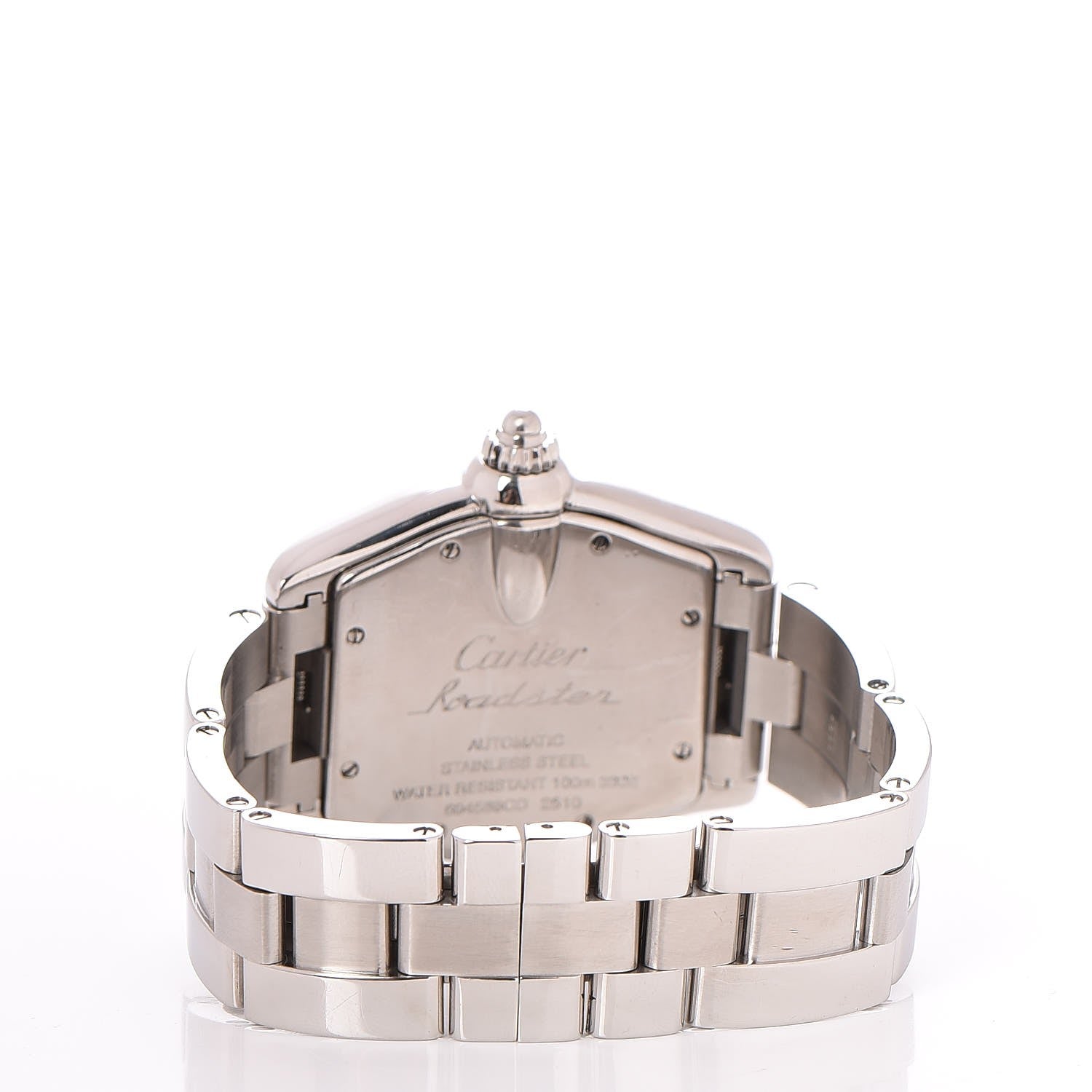 Cartier Stainless Steel 37mm Roadster Automatic Watch 4 of 9